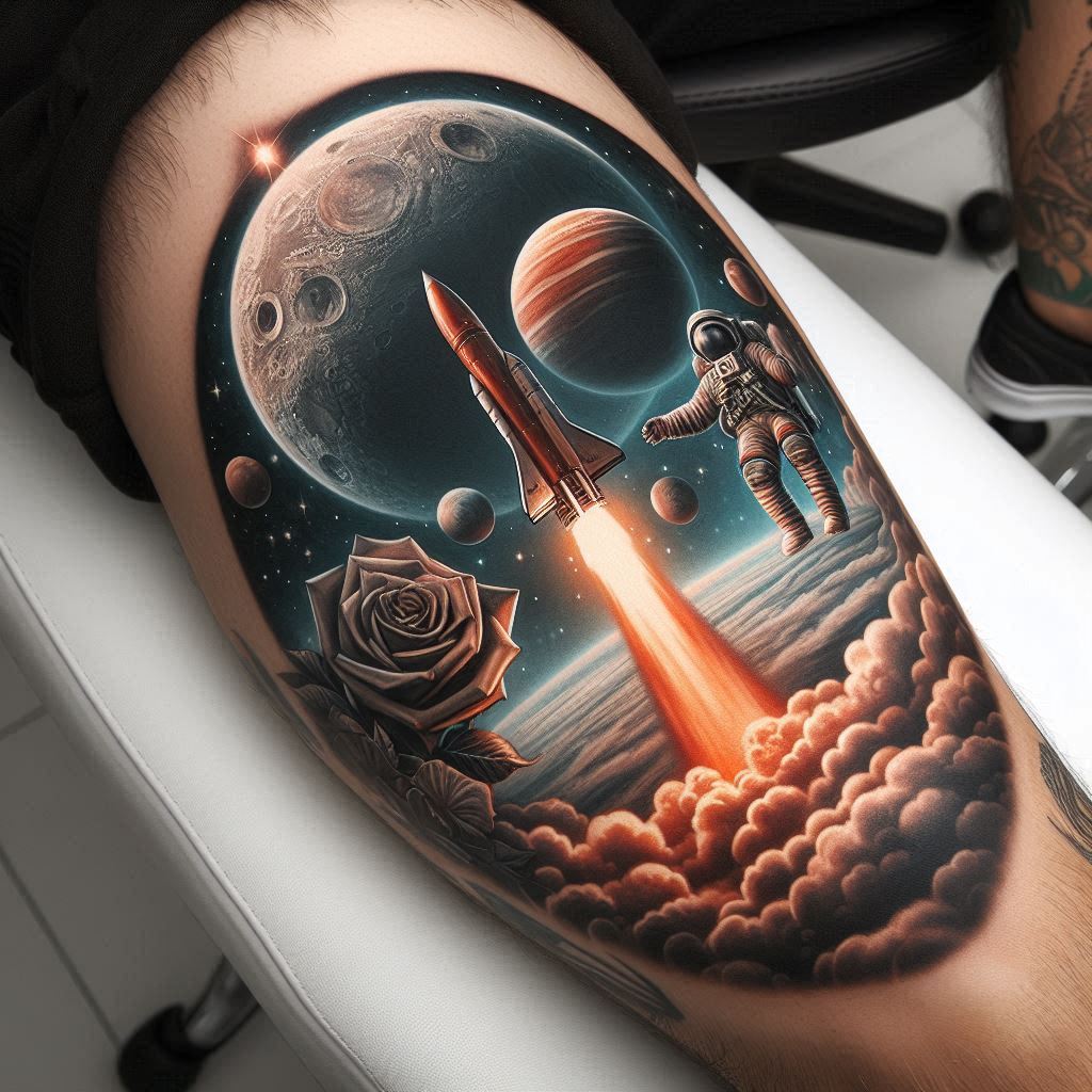 Rocket Tattoos: Blast Off Into the Unknown