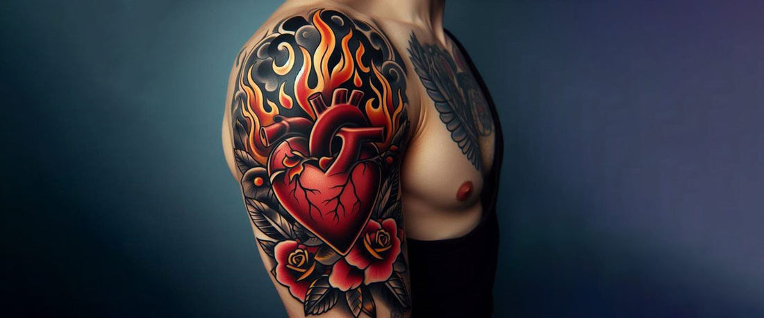 Sacred Heart Tattoo Idea