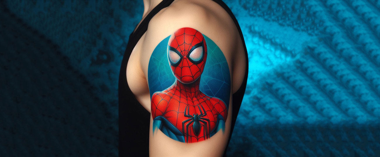 Minimalist spiderman tattoo - Click to view on Ko-fi | Spiderman tattoo,  Tattoos, Tattoo designs
