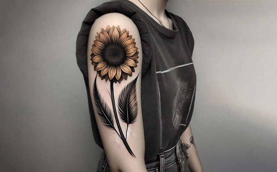 Sunflower tattoo idea