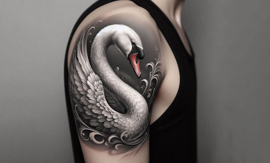 Swan tattoo idea