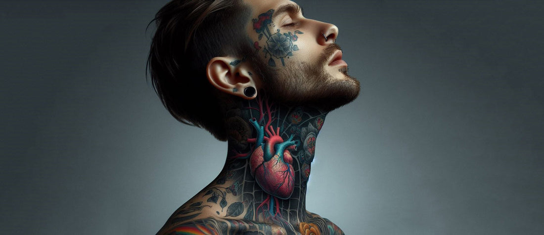 Throat Tattoos For Men