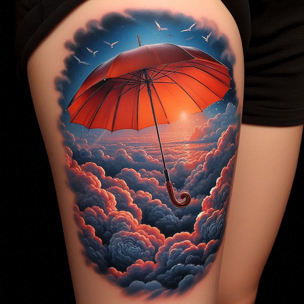 Umbrella Tattoo Ideas: A Symbol of Protection, Hope, and Resilience