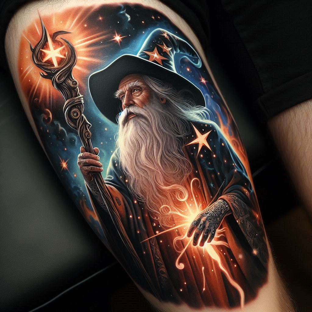 Wizard Tattoo Ideas: Magic, Mystery, and Power in Ink – Tattoo Inspired ...