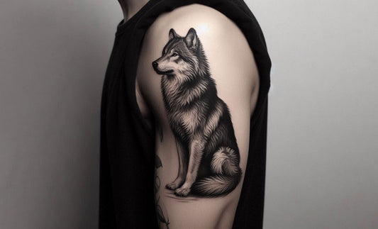 Wolf tattoo idea