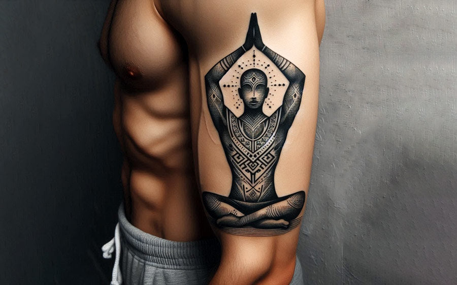 Yoga tattoo idea