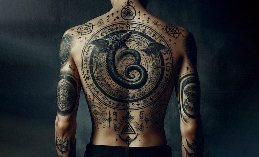 50 Revolutionary Ideas For Ouroboros Tattoo Taking The Cake With Their Open-ended Meanings!