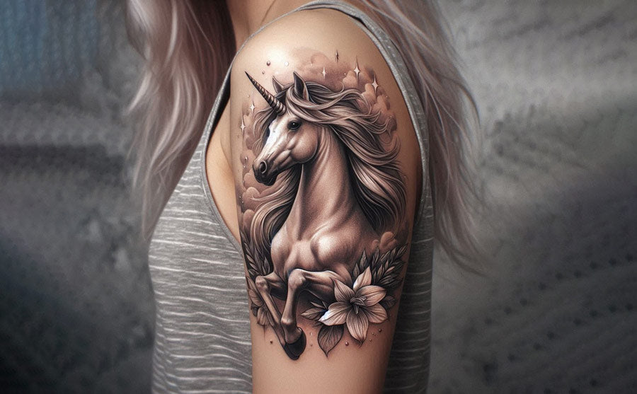 72 Mesmeric Ideas and Meanings of Unicorn Tattoos To Reveal Your Whimsical Thoughts!