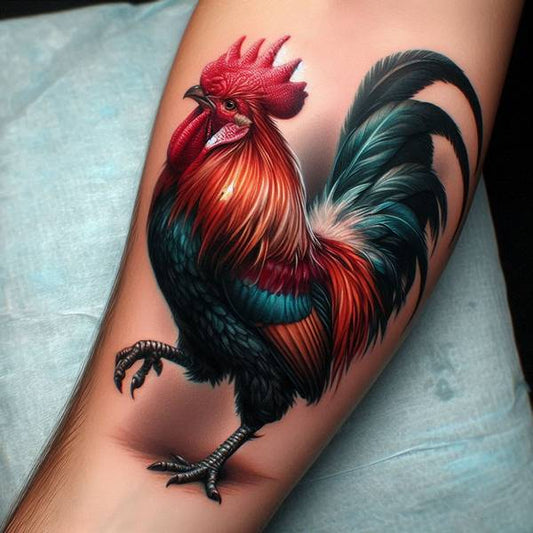 Rhythmic Rooster Tattoo Ideas To Make A Thunderous Presence