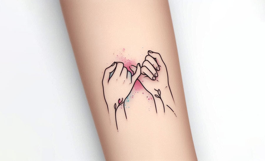 46 Life Altering Pinky Promise Tattoos Adding More Meaning To Platonic Bonds!