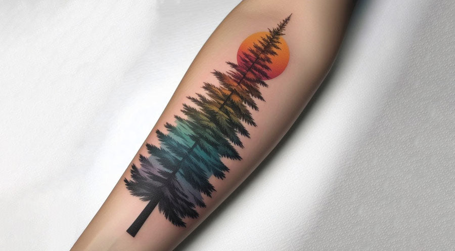 88 Peaceful Pine Tree Tattoo Ideas To Enjoy The Gifts Of Nature!