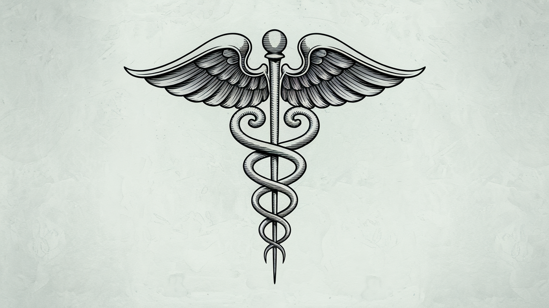 Caduceus tattoo design