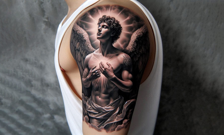 112 Motivating Ideas For Angel Tattoos That Heighten The Meaning Of Faith And Religion!