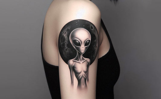 47 Mysterious Alien Tattoo Ideas And Meanings To Overcome Your Fears