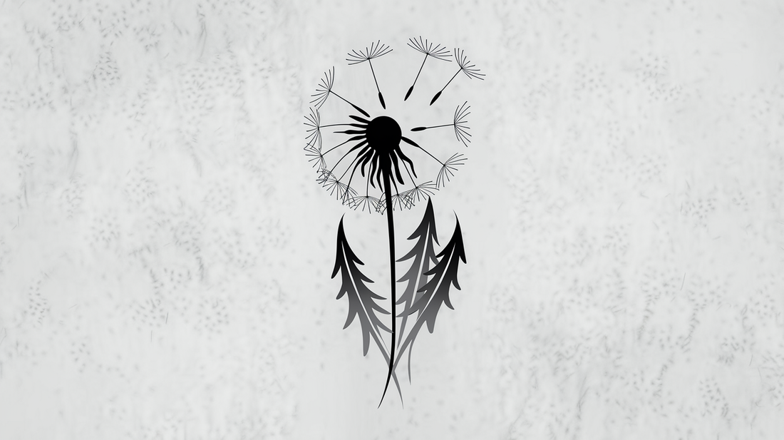 Dandelion tattoo design
