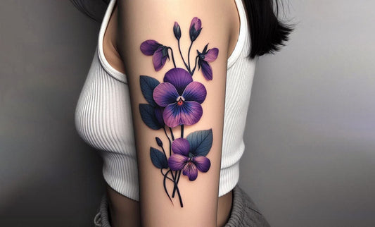 55 Indulging In Breathtaking Ideas Of Meaningful Violet Tattoos!