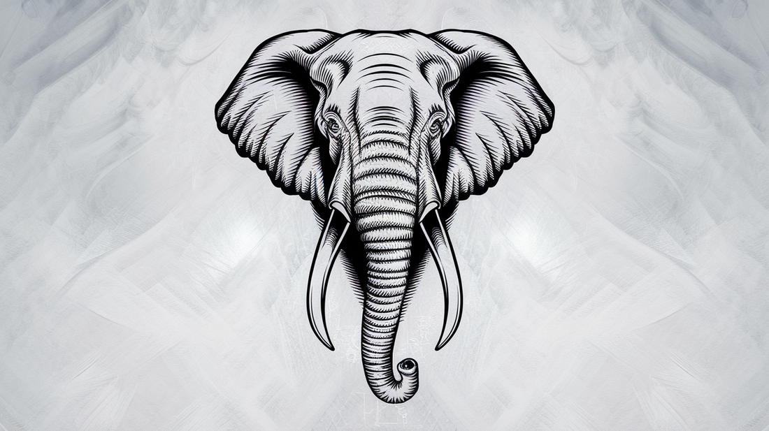 Elephant tattoo design