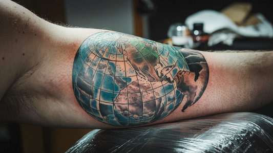 Globe Tattoo Ideas: Embrace the World with a Symbol of Adventure and Exploration