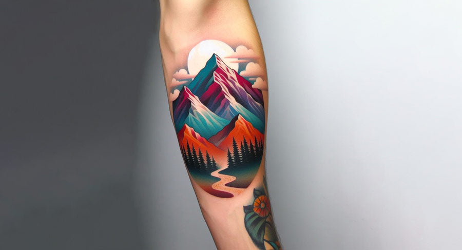70 Majestic Mountain Tattoo Ideas To Forget Your Worries!