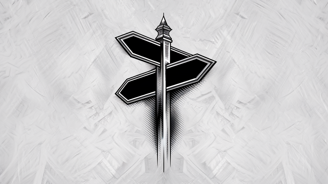 Sign Post tattoo design