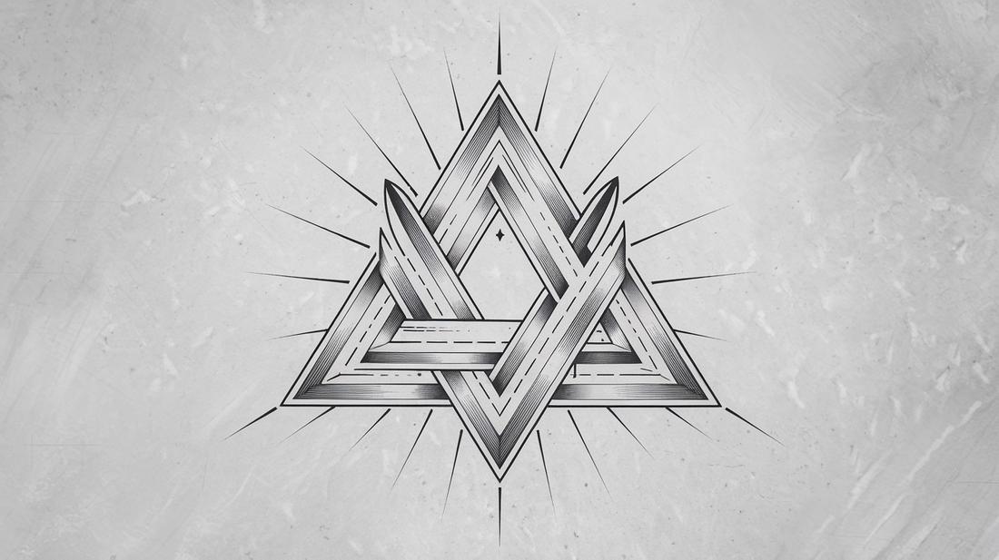 Valknut tattoo design