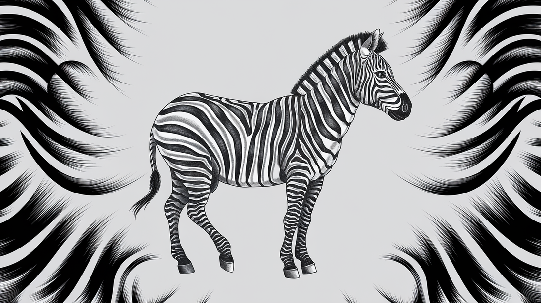 Zebra tattoo design